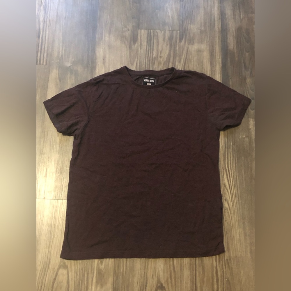 Red casual shirt
